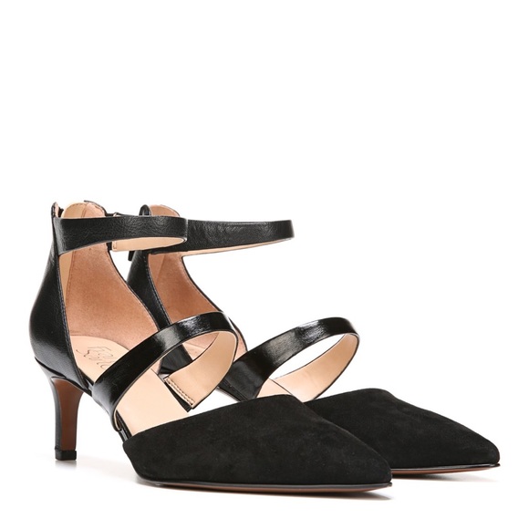 Franco Sarto Shoes - Franco Sarto Davey Pump Black Suede